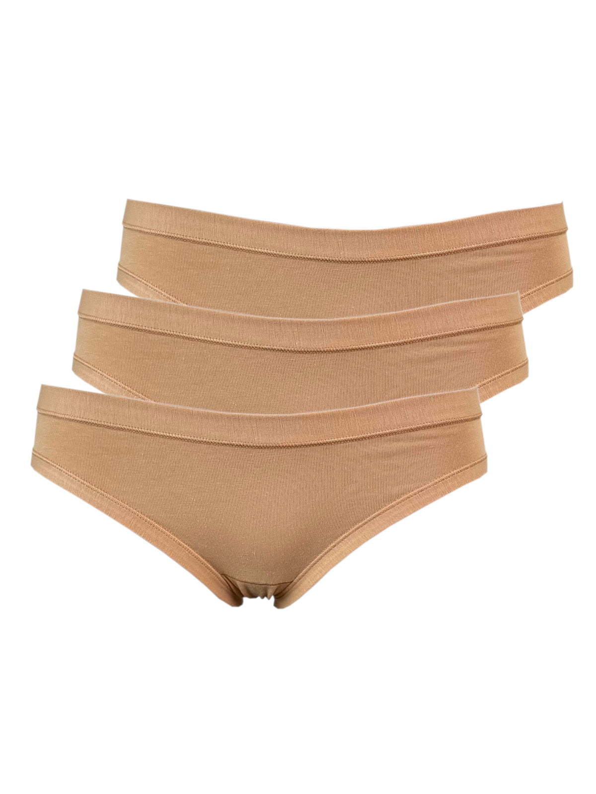 Mini slip donna Cotonella 3 Pack - Nudo