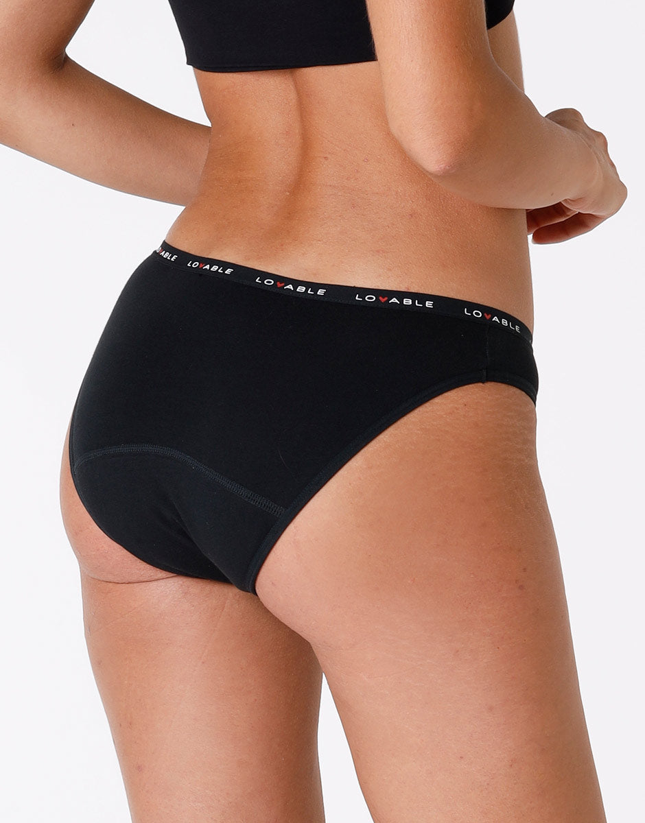 Slip da ciclo lavabile flusso medio in cotone biologico certificato